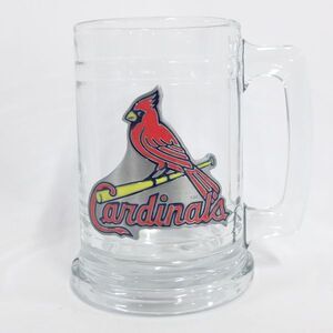 MLB St Louis Cardinals 15oz Glass Tankard Mug